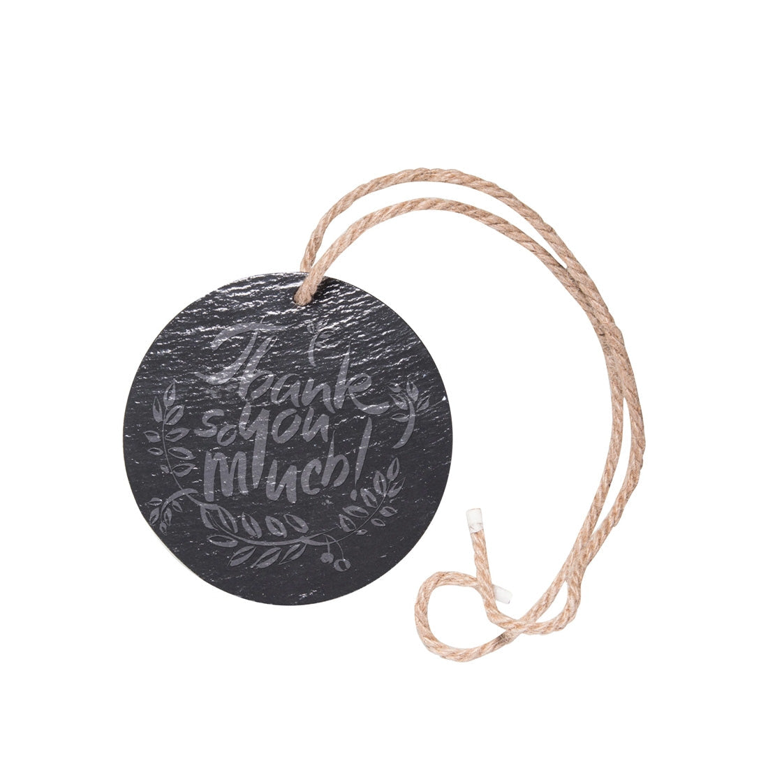 Engravable " Round Slate Ornament Double Sided - Pack of 10 - Joto Imaging Supplies Canada